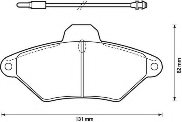 STOP 571757S Brake Pad Set, disc brake